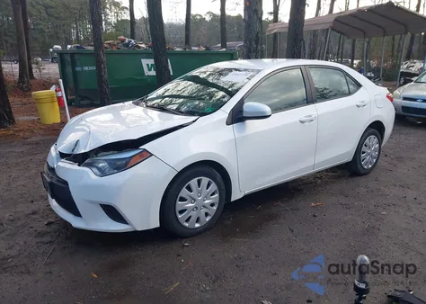 2014 Toyota Corolla Le из США, поврежденный, VIN 5YFBURHE5EP145176